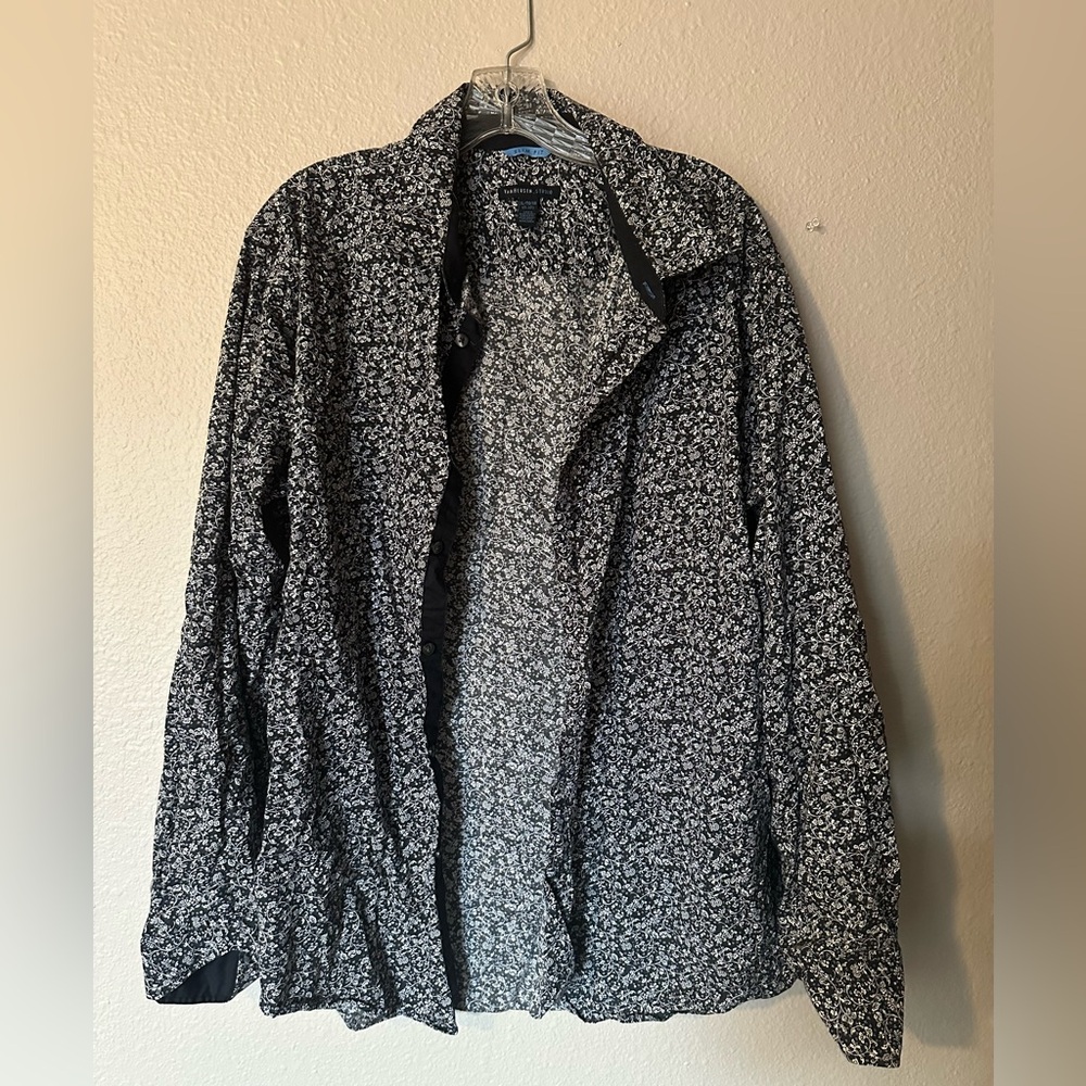 Men’s long sleeve floral button up